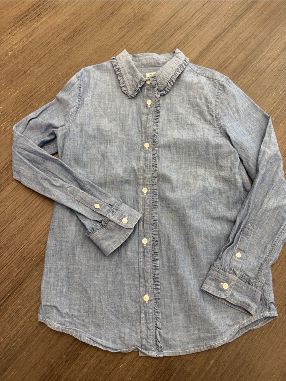 Crewcuts Chanbray Girls Button-Up Shirt